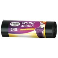 Worki na śmieci - Grosik GR WORKI NA ŚMIECI LD 240L 10szt. (8571020298) - miniaturka - grafika 1