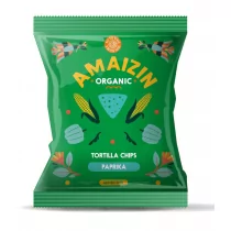 AMAIZIN (napoje kokosowe, tortilla, chipsy, inne) CHIPSY KUKURYDZIANE O SMAKU PAPRYKOWYM BEZGLUTENOWE BIO 75 g - AMAIZIN BP-8718976009584 - Chipsy - miniaturka - grafika 1