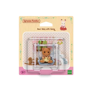 Sylvanian Families SYLVANIAN Dziecko Miś z chuśtawką 04559 cena za 1 sztukę - Figurki dla dzieci - miniaturka - grafika 1