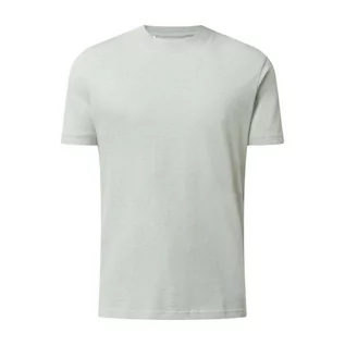Koszulki męskie - T-shirt z bawełny model Coleman - Selected Homme - grafika 1
