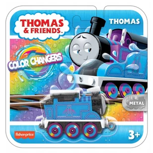 Fisher-Price Tomek i Przyjaciele Lokomotywa Tomek zmieniająca kolor HNT50 - Pociągi dla dzieci - miniaturka - grafika 1