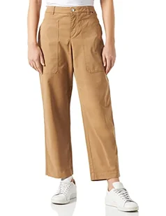 BOSS Damskie spodnie C_terea-d, Średni beżowy260, 40 PL - Spodnie damskie - miniaturka - grafika 1