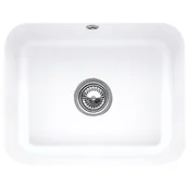 Zlewozmywaki - Villeroy & Boch Cisterna 60C Classicline (podblatowy) 550x440mm KM stone [Biały mat] (670601RW) - miniaturka - grafika 1