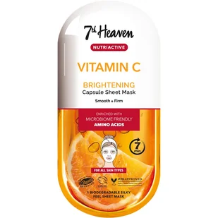 7th. Heaven Vitamin C Brightening Capsule Mask Maseczki rozświetlające 1 ct Damski - Maseczki do twarzy - miniaturka - grafika 1
