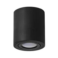 Oprawy, klosze i abażury - Kobi Oprawa oprawka led halogenowa ruchoma okrągła kolor czarny OH36L 8714 8714 - miniaturka - grafika 1