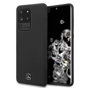 Mercedes MEHCS69SILSB S20 Ultra G988 hard case czarny/black Silicone Line - Etui i futerały do telefonów - miniaturka - grafika 1