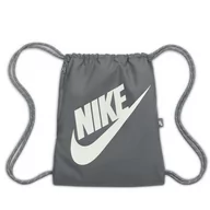 Torby sportowe - Worek, plecak Nike Heritage Drawstring Bag DC4245 (kolor szary) - miniaturka - grafika 1