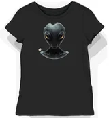 Koszulki i topy damskie - Koszulka damska czarna z motywem szarego kosmity XS - miniaturka - grafika 1