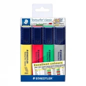 Zakreślacze - Staedtler Zakreślacz Textsurfer CLASSIC EXCELLENT 4 kol.) S 364 CWP4X Steadtler - miniaturka - grafika 1