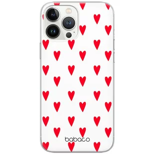 Etui Babaco dedykowane do Iphone 7 PLUS/ 8 PLUS, wzór: Serduszka 004 Etui częściowo przeźroczyste, oryginalne i oficjalnie licencjonowane - Etui i futerały do telefonów - miniaturka - grafika 1