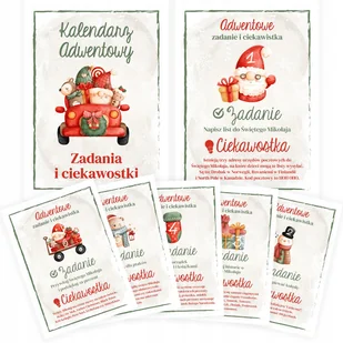 Kalendarz Adwentowy Zadania+Ciekawostki 25 Kr. Y2 - Kalendarze - miniaturka - grafika 1