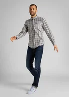 Koszule męskie - Męska Koszula Lee Lee Button Down Grey Mele L880Rn37-M - miniaturka - grafika 1
