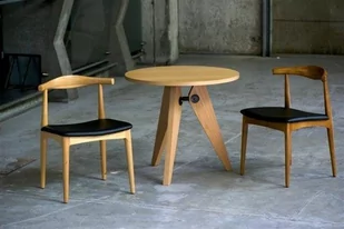 D2.Design Codo Krzesło inspirowane Elbow Chair 52x55 cm naturalne 14549 - Krzesła - miniaturka - grafika 2
