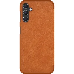 Nillkin Qin Leather etui skórzany pokrowiec z klapką portfel brązowe - Portfele - miniaturka - grafika 1
