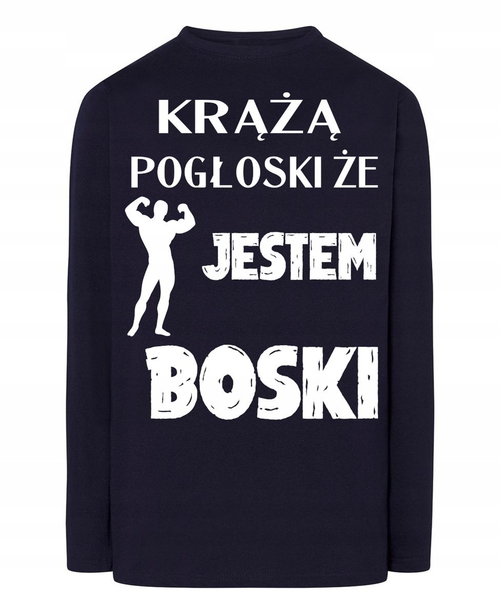 Longsleeve Na Prezent Jestem Boski r.L