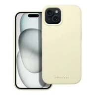 Etui i futerały do telefonów - Futerał Roar Cloud-Skin - do iPhone 15 Jasnożółty - miniaturka - grafika 1