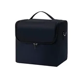 Kosmetyczki, organizery i kuferki - eCarla kuferek na kosmetyki Czarny CB45 - miniaturka - grafika 1