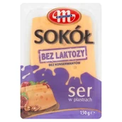 Sery - Mlekovita Ser Sokół bez laktozy plastry - miniaturka - grafika 1