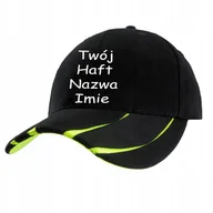 Czapki i chusty sportowe męskie - CZAPKA BEJSBOLÓWKA Neonowa HAFT WŁASNY NADRUK - miniaturka - grafika 1