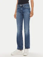 Spodnie damskie - Tommy Hilfiger Jeansy WW0WW42192 Niebieski Bootcut Fit - miniaturka - grafika 1