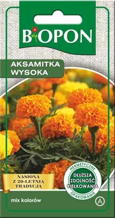 Biopon Aksamitka wysoka mieszanka 1g Bio000121 - Nawozy ogrodnicze - miniaturka - grafika 1