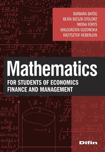 Difin Mathematics for students of economics, finance... praca zbiorowa - Biznes - miniaturka - grafika 1