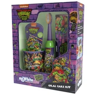 Szczoteczki do zębów dla dzieci - Mr White Żółwie Ninja, zestaw do mycia zębów dla dzieci, szczoteczka + pasta do zębów + kubek + puzzle - miniaturka - grafika 1