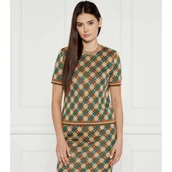 Bluzki damskie - Marc Cain Bluzka | Regular Fit | z dodatkiem wełny - miniaturka - grafika 1