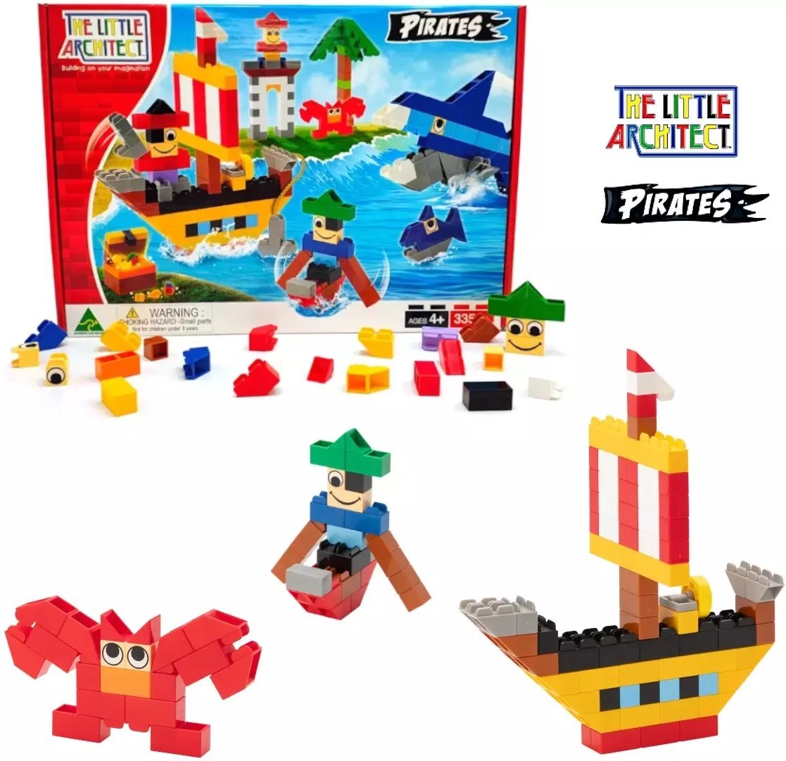 Little Architect Klocki konstrukcyjne Pirates 335 el. Little Architect 4+
