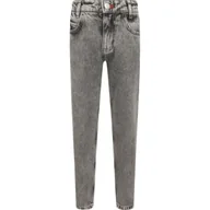 Spodnie i spodenki dla chłopców - HUGO KIDS Jeansy | Loose fit - miniaturka - grafika 1