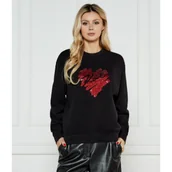 Bluzy damskie - Karl Lagerfeld Bluza | Oversize fit - miniaturka - grafika 1