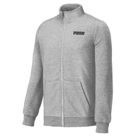 Bluzy męskie - Bluza rozpinana męska Puma ESS FL szara 84724102-M - miniaturka - grafika 1