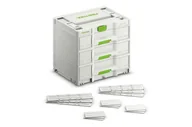 Pozostałe wyposażenie warsztatu - Sortainer Festool SYS3-SORT/3 M 337 577769 - miniaturka - grafika 1