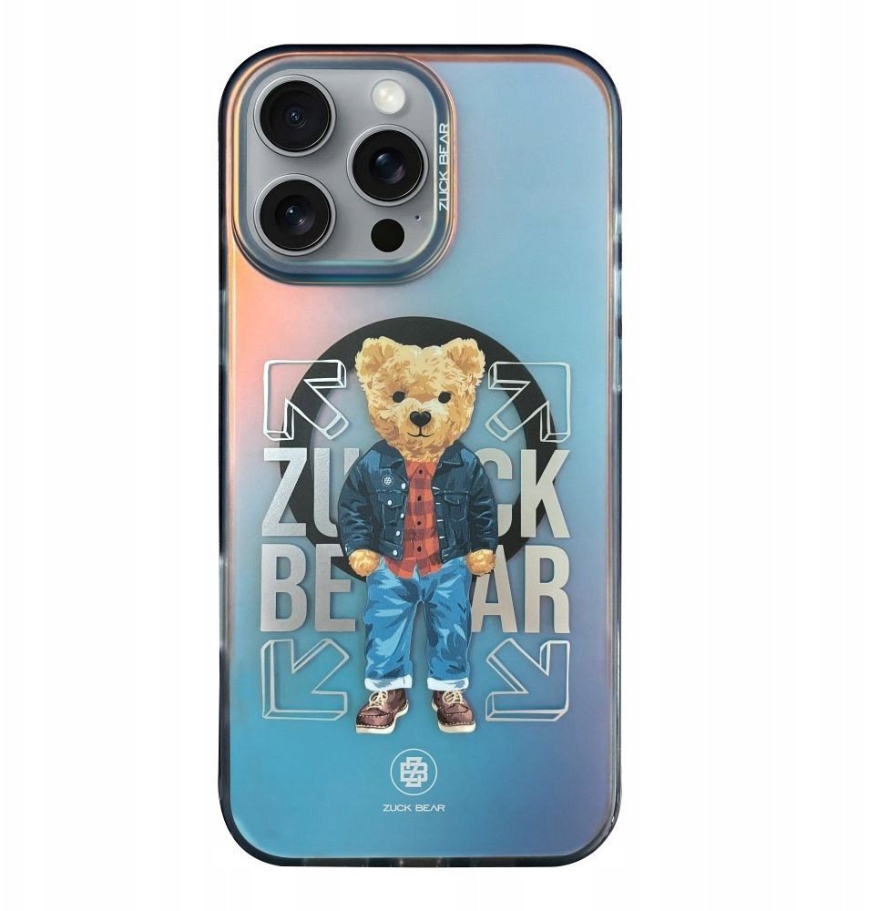 ZUCK BEAR futerał CALIFORNIA COOL MAG kompatybilny z MagSafe do IPHONE 16 Pro Max plaid shirt