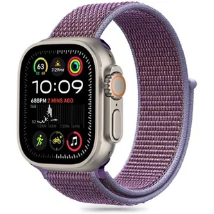 Pasek TECH-PROTECT Nylon do Apple Watch 6/7/8/9/10/SE (40/41/42mm) Fioletowy - Akcesoria do smartwatchy - miniaturka - grafika 1