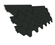 Pokrycia dachowe - Gont bitumiczny trapez, grafitowy, 3 m2 wym. 80x28,5 cm - miniaturka - grafika 1