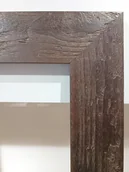 Lustra - Lustro w ciemnej drewnianej ramie grubej 8cm 140x50 postarzane drewno - miniaturka - grafika 1