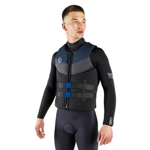 Kamizelka asekuracyjna męska JOBE Neoprene czarno-niebieska 244922003 2XL+ - Sprzęt asekuracyjny i ratunkowy - miniaturka - grafika 1