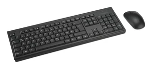 Kensington KM270 EQ klawiatura Dołączona myszka Biuro RF Wireless + Bluetooth QWERTZ Niemiecki Czarny K75560DE K75560DE - Zestawy myszka + klawiatura - miniaturka - grafika 1