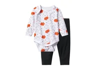 Komplety dla niemowląt - Lupilu Komplet niemowlęcy na Halloween 2 elementy Biały 74/80 - miniaturka - grafika 1