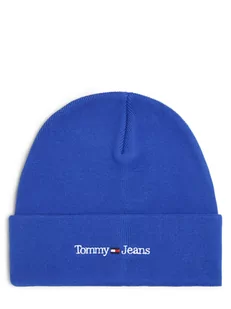 Tommy Jeans - Czapka męska, niebieski - Czapki męskie - miniaturka - grafika 1