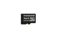 Karty pamięci - Transcend TS16GUSDC10I pamięć flash 16 GB MicroSDHC MLC Klasa 10 - miniaturka - grafika 1