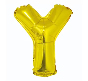 GoDan Balon foliowy litera Y, 14", złoty FG-L35ZY - Balony i akcesoria - miniaturka - grafika 1