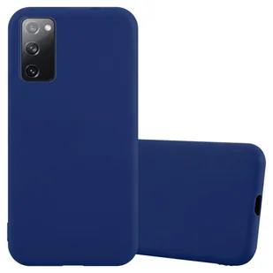 Pokrowiec Do Samsung Galaxy S20 FE Etui w CANDY CIEMNY NIEBIESKI TPU Silikon Obudowa Case Cover Ochronny Plecki Cadorabo - Etui i futerały do telefonów - miniaturka - grafika 1