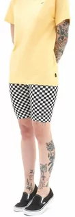 Spodnie i spodenki dla dziewczynek - Vans FLYING V PRINT Black/White Checkerboard kobiety spodenki płócienne - S - grafika 1