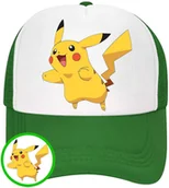 Czapki i chusty sportowe męskie - CZAPKA Z DASZKIEM POKEMON PIKACHU DLA DZIECI SIATKA - miniaturka - grafika 1