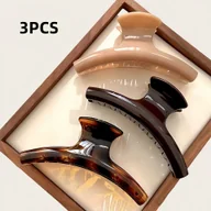 Ozdoby do włosów - TEMU 3 szt. Duże spinki do włosów, idealne do grubych włosów, łatwe w użyciu, eleganckie i duże wsuwki - miniaturka - grafika 1