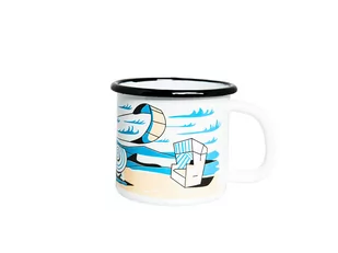 Kubek polski Kubek Polski Bałtycki emaliowany 350 ml (biały) Bałtycki - Kubki - miniaturka - grafika 1