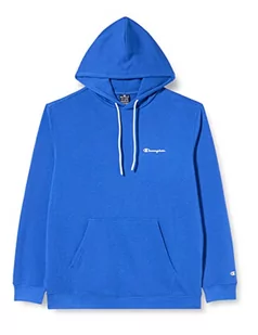 Champion Męska bluza z kapturem Legacy American Classics Heavy Powerblend Terry z małym logo, kobaltowy niebieski, XXL - Bluzy męskie - miniaturka - grafika 1
