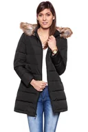 Kurtki damskie - Wrangler, Kurtka damska, Long Puffer Black W4126Vj01, rozmiar L - miniaturka - grafika 1